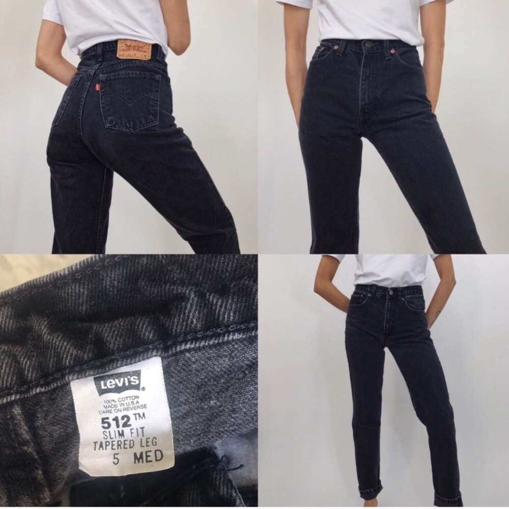 Vintage | Rare Levi’s 512 Black Wash